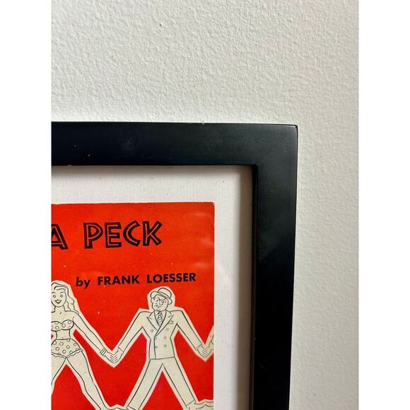 Framed Sheet Music from 1950 Production of "A Bushel and A Peck" - Picture 3 of 3